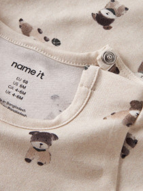 NAME IT Langærmet Body Tusher Peyote Melange